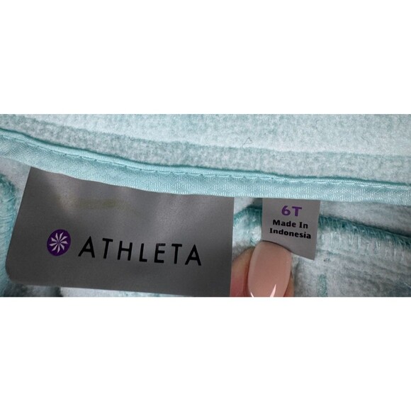 Athleta Womens Softshell Maribel Snow Ski Pants Size 6T Pale Aqua Fleece Backed - Picture 8 of 10
